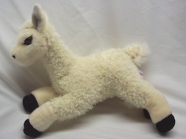 Aurora Very Soft White Llama 13&quot; Plush Stuffed Animal Toy - £15.82 GBP