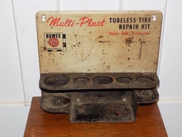 Vintage Bowes Seal Fast Multi-Plast Tubeless Tire Repair Kit Wall Display - $94.05