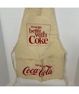 Vtg Coca-Cola Advertising Apron Things Go Better With Coke - $23.63