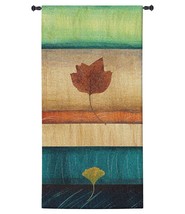 52x26 Springing Leaves Ii Autumn Fall Nature Contemporary Tapestry Wall Hanging - £114.74 GBP