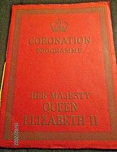 QUEEN ELIZABETH II (ORIGINAL VINATAGE 1953 PROGRAMME (CLASSIC) - $9,236.11 MXN