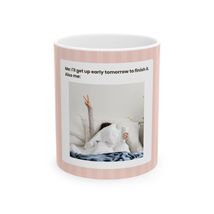 Cozy Quote Ceramic Mug - Perfect Gift for Coffee Lovers, Funny Tea Mug S... - $264.67 MXN+