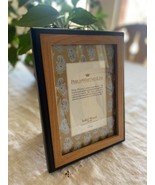 Philip Whitney Photo Picture Frame Solid Wood Black Natural Wood Holds 5... - $730.63 MXN