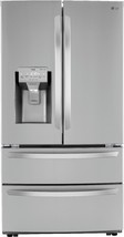 Lg - LMXC22626S 22 Cu. Ft. 4-Door French Door Refrigerator w/ Wi Fi Local Pickup - $2,227.50