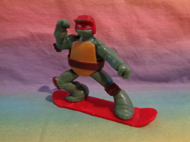 McDonald&#39;s 2013 Teenage Mutant Ninja Turtles Raphael Red Toy Figure - £1.22 GBP