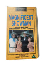 The Magnificent Showman Vhs Video Starring John Wayne &amp; Rita Hayworth 1989 - £7.79 GBP