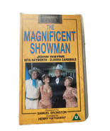 THE MAGNIFICENT SHOWMAN VHS VIDEO STARRING JOHN WAYNE &amp; RITA HAYWORTH 1989 - £7.45 GBP