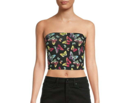 No Boundaries Juniors&#39; Bandeau Tube Top Butterfly L (11-13) - £11.47 GBP