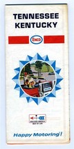 ENCO Tennessee Kentucky Map 1967 Happy Motoring - £8.56 GBP
