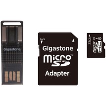 Gigastone GS-4IN1600X32GB-R Prime Series microSD Card 4-in-1 Kit (32GB),... - $25.91