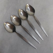 Oneida Community Satinique (Older) Table Serving Spoons 4 8.25" Stainless Steel - £15.94 GBP