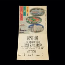 Mariah Carey 2000 Rainbow Concert Tour Ticket Stub - MTV Presents Chicag... - $2,676.32 MXN