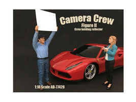 Camera Crew Figure II Crew Holding Reflector For 1:18 Scale Models American Dior - £16.26 GBP