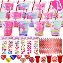 Valentines Day Gifts for Kids 24 Pack Valentines Day Stationery Gift wit... - $47.95