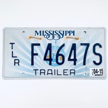 2015 United States Mississippi America&#39;s Music Trailer License Plate F4647S - €9,44 EUR