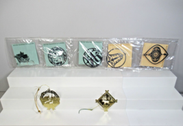 Oneida Silver plate Trimmer metal Christmas ornaments mobiles + 2 gold c... - $7.20