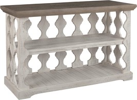 Signature Design By Ashley Havalance Farmhouse Sofa Table With 2 Fixed Storage - £260.58 GBP