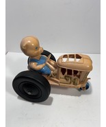 Vintage 1960&#39;s Mascon Toy Pull Pig On A Tractor With Motor Parts - €25,45 EUR