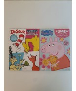 Dr. Seuss &amp; Peppa Pig  Jumbo Coloring and Activity Book (Lot of 2) - $14.36