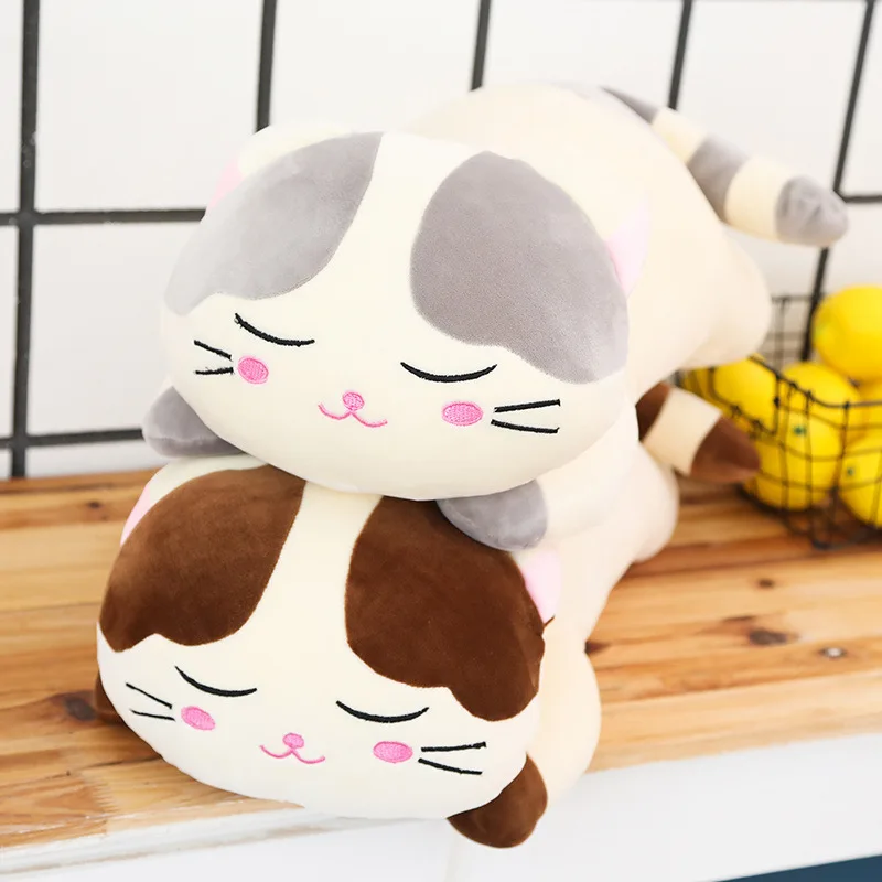 Cute Fat Cat Plush Toy 40cm 60cm 80cm Soft Animal Cartoon Sofa Pillow Cushion - £17.09 GBP+