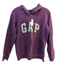 Gap women M Medium hoodie pullover spell-out purple NWT 2011 - £23.67 GBP