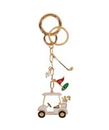 Golf Cart Charms Bag Charm Keychain - $23.60 CAD