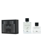 Zara Vibrant Leather 100 ml + 60 ml Set Eau de Parfum Men Fragrance Perf... - $99.99