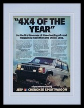 1984 Jeep Cherokee Sportwagon 11x14 Framed ORIGINAL Vintage Advertisement - $34.64