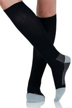 Natural Cotton Knee High Graduated Compression Support Socks - Diabetes Jogging  - £11.74 GBP