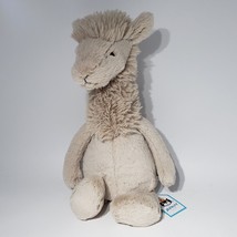 Jellycat Medium Bashful Cream Beige Llama 13” Plush London BAS3LL NWT - $49.95