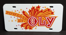 Olympia Brewing Co Beer Powered by OLY Promotional Plastic License Plate Tag - £31.96 GBP