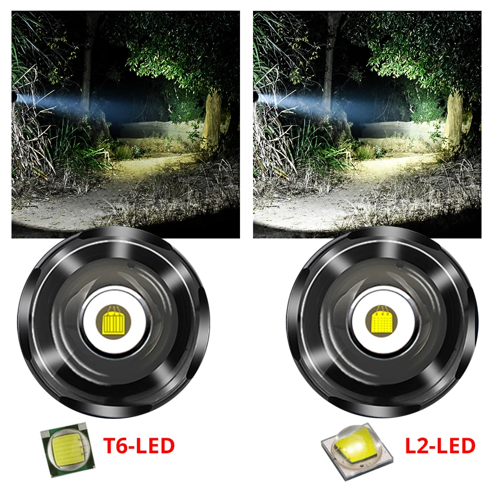 Sporting 1 Mode LED Flashlight  T6/L2 A Flashlight Aluminum Hunting Flash Light  - £23.55 GBP