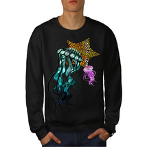 Wellcoda Jelly Fish Cute Animal Mens Sweatshirt,  Casual Pullover Jumper - £24.08 GBP+
