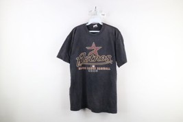 Vintage Y2K Mens Large Distressed Spell Out 2005 Houston Astros Baseball T-Shirt - £35.57 GBP