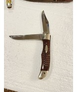 Vtg CASE XX 1940-64 6265SAB Folding Hunter Knife Dark Chestnut Bone Hand... - $326.69