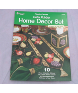 Plastic Canvas Della Robbia Home Decor Set Designs for 10 Piece Collection - $366.64 MXN