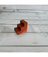 Ideal Miniature Dollhouse Brown Plastic Stairs Step 1975 Furniture Acces... - $6.79