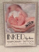 Inked By Dani Temporary Tattoos Girl's Milestones *NEW* mmm1 - $8.99