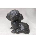 Vintage Handcast Slate Puppy / Dog Sculpture - $488.74 MXN