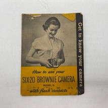 Brownie Six 10 Model D Camera Manual made in England - $14.84
