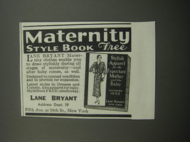 1933 Lane Bryant Fashion Advertisement - Maternity style - $18.49