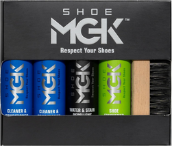 Shoe MGK Complete Kit: Shoe Cleaner, Shoe Care, Water &amp; Stain Protection - Revit - $28.37