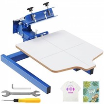 Screen Printing Machine, 1 Color 1 Station Silk Screen Printing Press, 21.2x... - £74.50 GBP