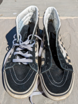 Vans Skateboard Shoes Sneakers  Mens 5  Women&#39;s 6.5   Black &amp; White Chec... - $36.89 MXN