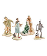 Lenox Wizard of Oz Figurine Set 4PC Lion Tin Man Dorothy Scarecrow Toto Gift NEW - $1,211.00
