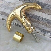 Messing Anker Spazierstock Vintage Style Griffkopf Designer für Holzstock - $30.21