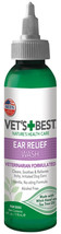 Vets Best Ear Relief Wash Natural Formula Alcohol-Free for Dogs 4 oz Vets Best E - £16.86 GBP