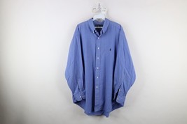 Vtg 90s Ralph Lauren Men 17 33 Yarmouth Pinpoint Cotton Oxford Button Do... - $39.55