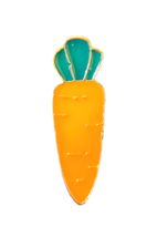Enamel Metal Lapel Hat Pin - New -  Carrot - £7.90 GBP