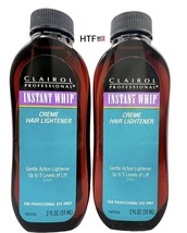 2x Clairol Professional Instant Whip Creme Hair Lightener 2 oz - $33.81